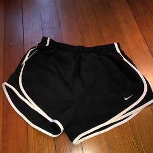 Black work out Nike shorts for women